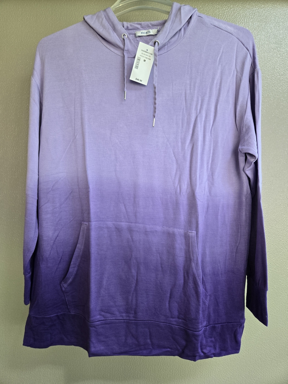 Women's Light Weight Purple Tunic Top